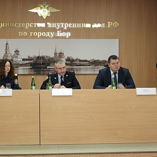 На Бору полицейские подвели итоги работы 10