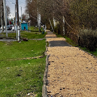 Новый тротуар на ул. Максима Горького 1