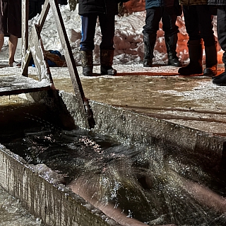 В Большом Пикино прошли Крещенские купания 5