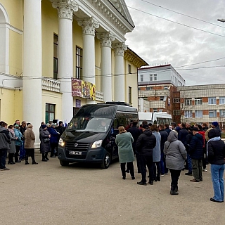 На Бору снова провожали мобилизованных 3