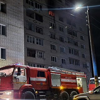 В пожаре на Бору выгорела квартира 3