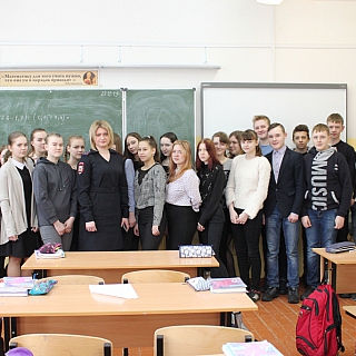 Борские полицейские организовали профилактическое мероприятие  для учащихся большепикинской школы 3