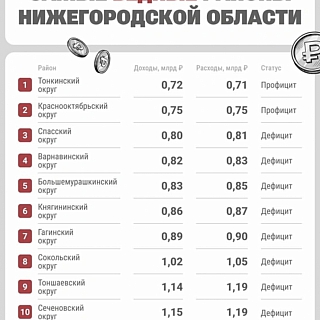 Бор оказался в числе богатых районов области 1