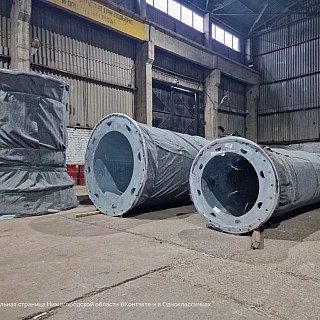 Первые опоры для канатной дороги через Оку доставлены в Нижний Новгород 2