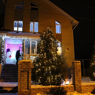 На Бору состоялась традиционная акция на лучшее новогоднее украшение дома частного сектора 7