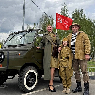 Автопробег в честь дня Победы прошел на Бору! 8