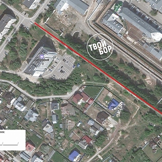 Новенькие тротуар и дорога появятся на Бору 1