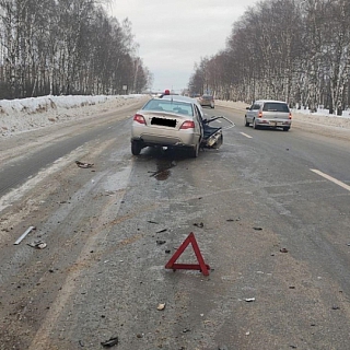 Выезд на встречку закончился аварией на Бору 1