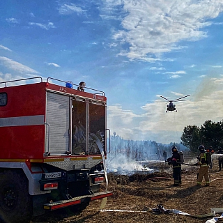 В деревне Коринка прошли учения спасателей 1