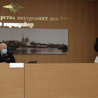 Руководитель региональной полиции заслушал руководителей  борской полиции по итогам работы за 2020 год 3