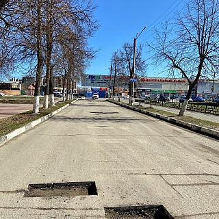 Беспощадный ямочный ремонт на борских дорогах 3