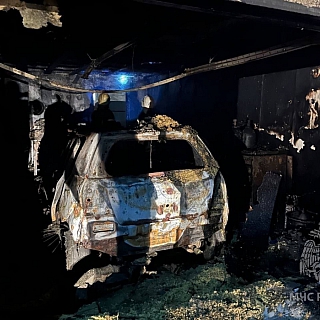 В Овечкино сгорел дом 2