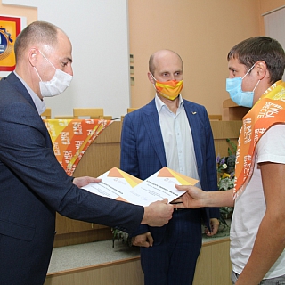 Чествование борских волонтеров прошло в администрации города 1