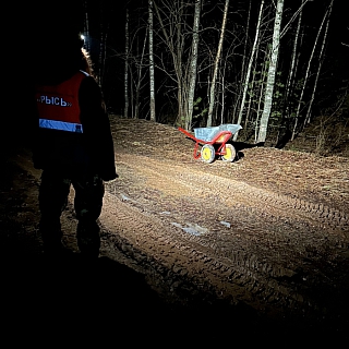 След и тележка 3