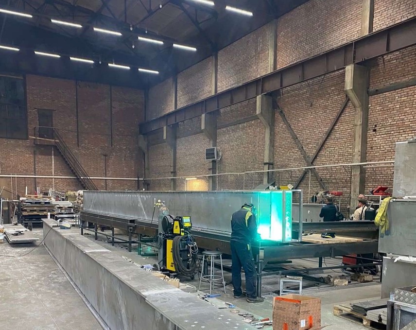 Ученые применили инновационный способ сварки для строительства пешеходного борского моста