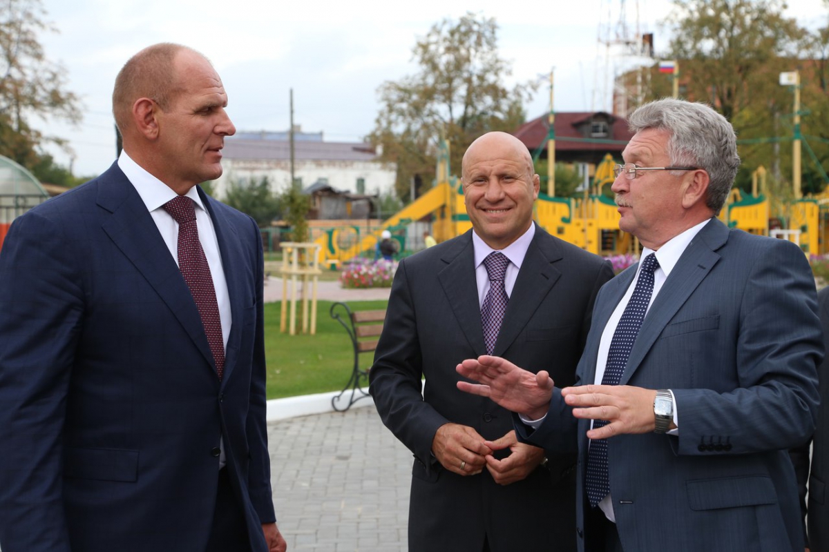 Визит Карелина А.А. Героя России , трехкратного олимпийского чемпиона,депутата Государственной Думы на Борскую землю