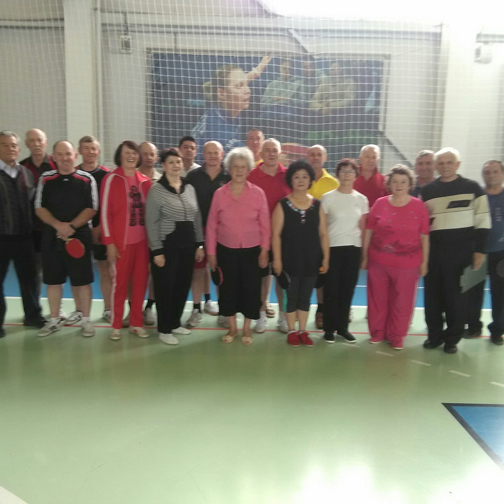 Первенство города Бор по настольному теннису среди ветеранов 2017г.