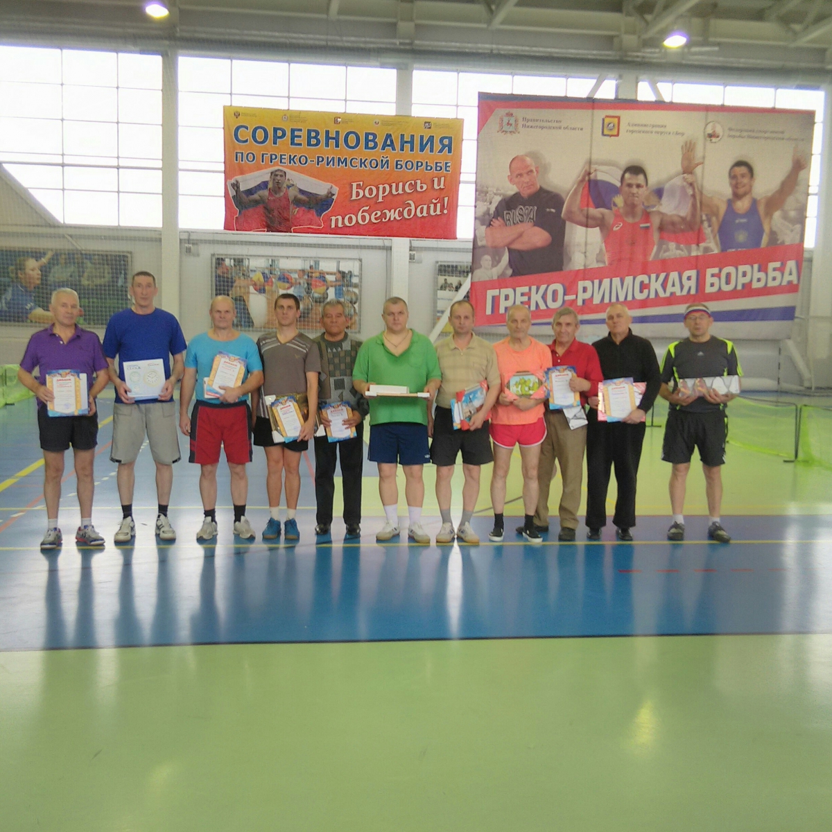 Первенство города Бор по настольному теннису среди ветеранов завершено