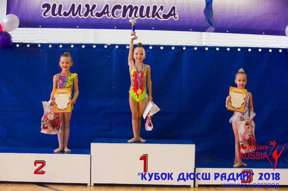 В Нижнем Новгороде прошли соревнования за «Кубок Радия» по художественной гимнастике