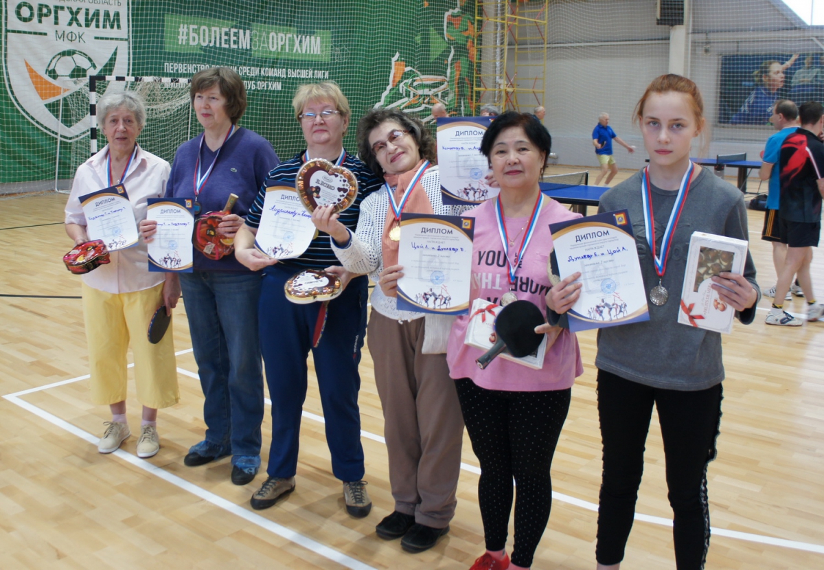 Итоги первенства по настольному теннису