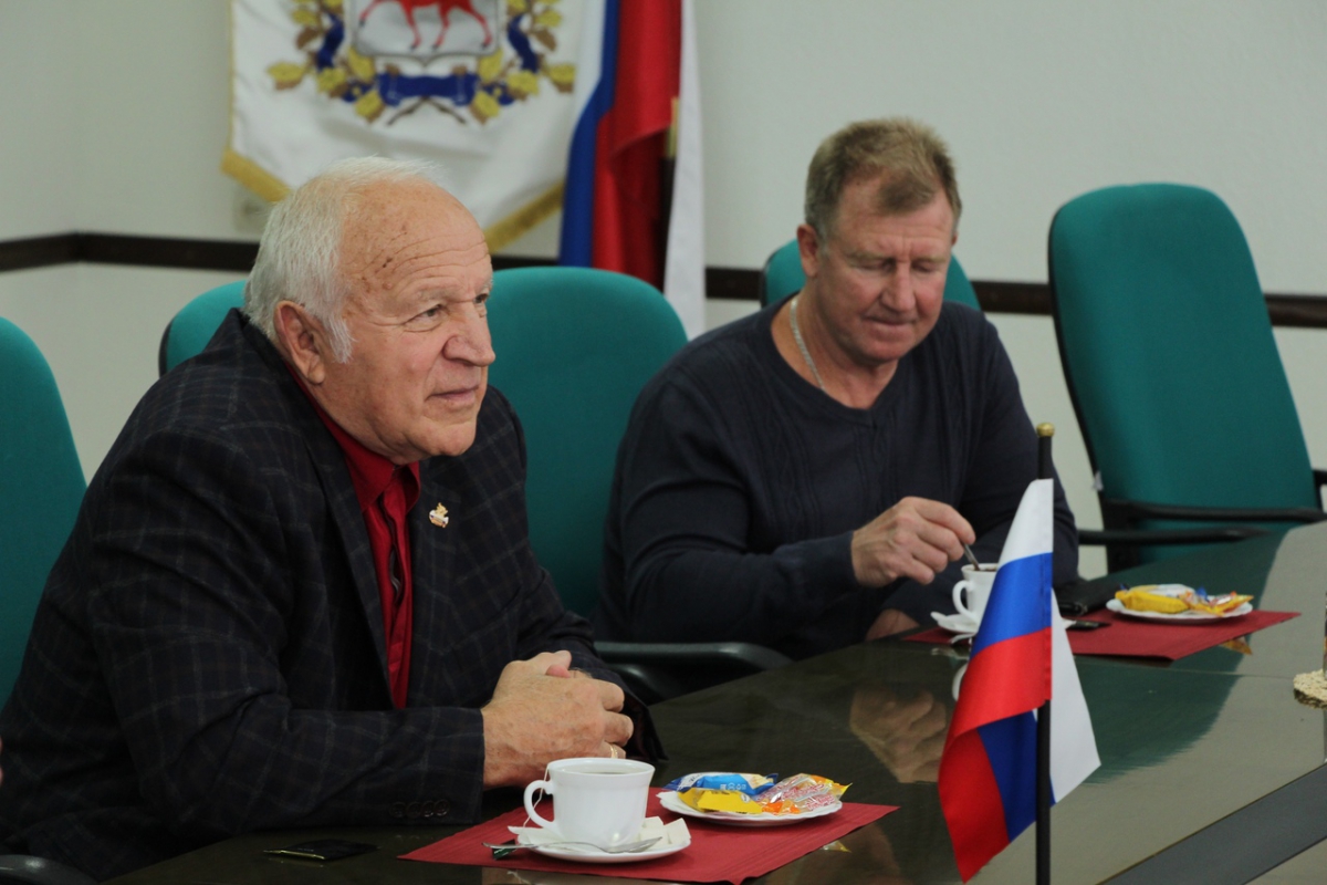 Двукратный Олимпийский чемпион Валерий Григорьевич Резанцев побывал с визитом в городе Бор