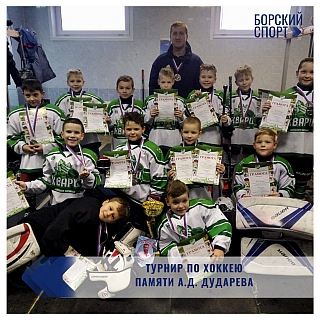 Турнир по хоккею с шайбой прошел на Бору 2