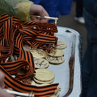 Эстафетный пробег в честь Дня Победы прошел на Бору 1