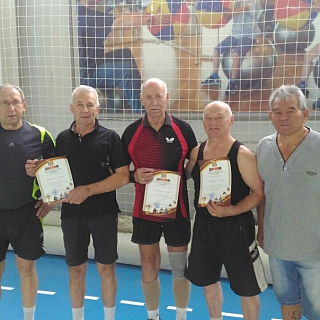 Первенство среди ветеранов по настольному теннису завершено 1