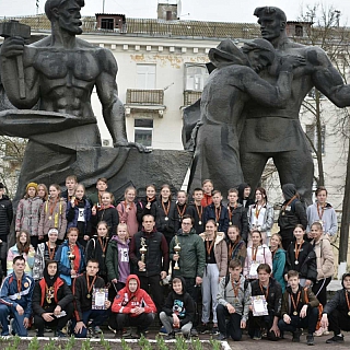 Эстафетный пробег в честь Дня Победы прошел на Бору 4