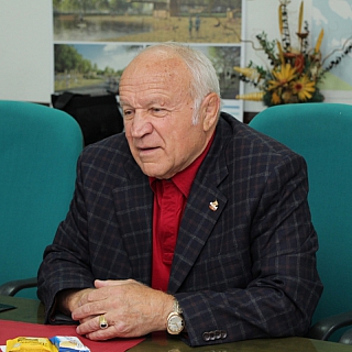 Двукратный Олимпийский чемпион Валерий Григорьевич Резанцев побывал с визитом в городе Бор 1