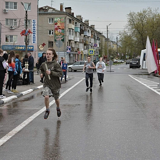 Эстафетный пробег в честь Дня Победы прошел на Бору 5