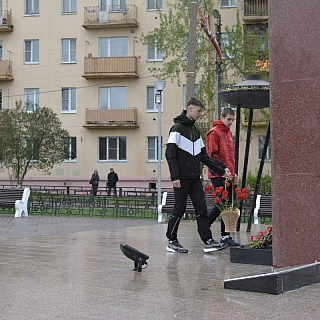 Эстафетный пробег в честь Дня Победы прошел на Бору 3