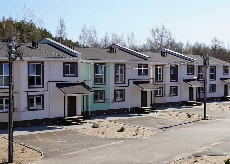 В продаже готовые таунхаусы в Задолье