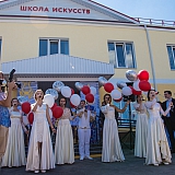 Открытие школы исскуств 34
