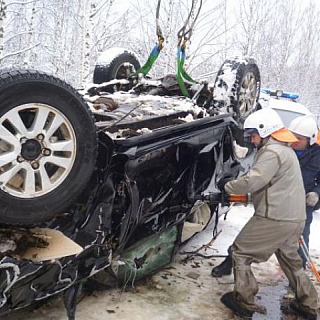 В результате ДТП в Борском районе погибли 5 человек (16+) 7