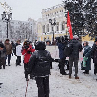 Пикет против ликвидации хирургического филиала Борской ЦРБ 2