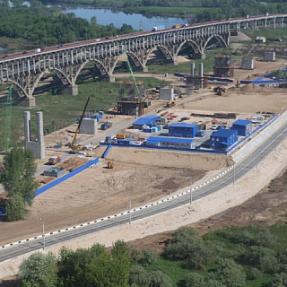 Фото с облета Южного обхода и дублера Борского моста 5