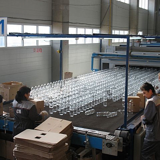 Третья очередь стекольного завода ООО «Посуда» открылась на Бору 1