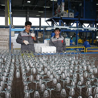 Третья очередь стекольного завода ООО «Посуда» открылась на Бору 3