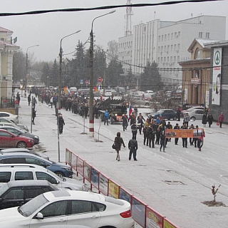 Митинг, посвящённый зажжению вечного огня 1