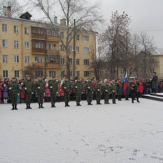 Митинг, посвящённый зажжению вечного огня 14