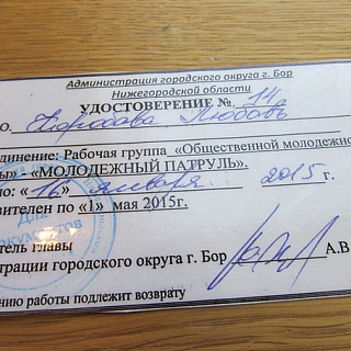 Молодежный патруль в городе Бор 5