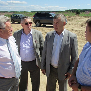 Начало строительства автомобильной дороги "Ивановское - Тугарино" 1
