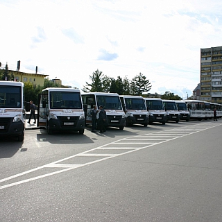 19 новых автобусов было получено МУП "Борское пассажирское автопредприятие" 3