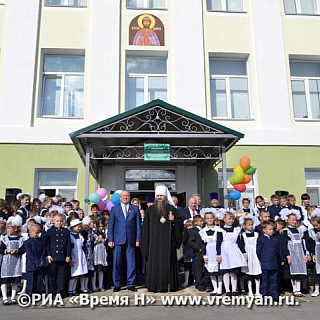Новое здание православной гимназии имени Дмитрия Донского торжественно открыли на Бору 1 сентября 2