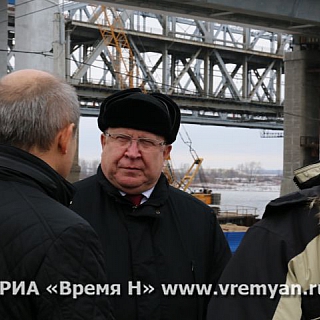 Вторая арочная конструкция дублера Борского моста установлена на опоры 7