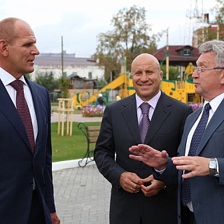 Визит Карелина А.А. Героя России , трехкратного олимпийского чемпиона,депутата Государственной Думы на Борскую землю 3