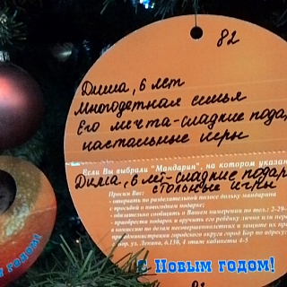 Благотворительная акция «Мандарин» в г.о.г Бор 3