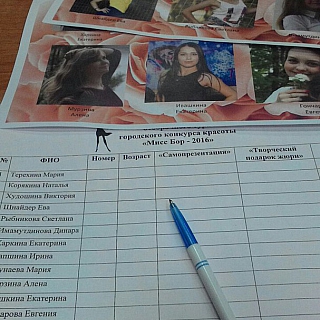 Список участниц городского конкурса красоты «Мисс Бор – 2016» 3