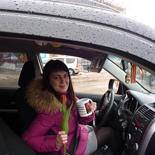 Борских авто-леди поздравили с 8 марта 1